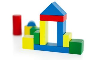 blocks showing home building design